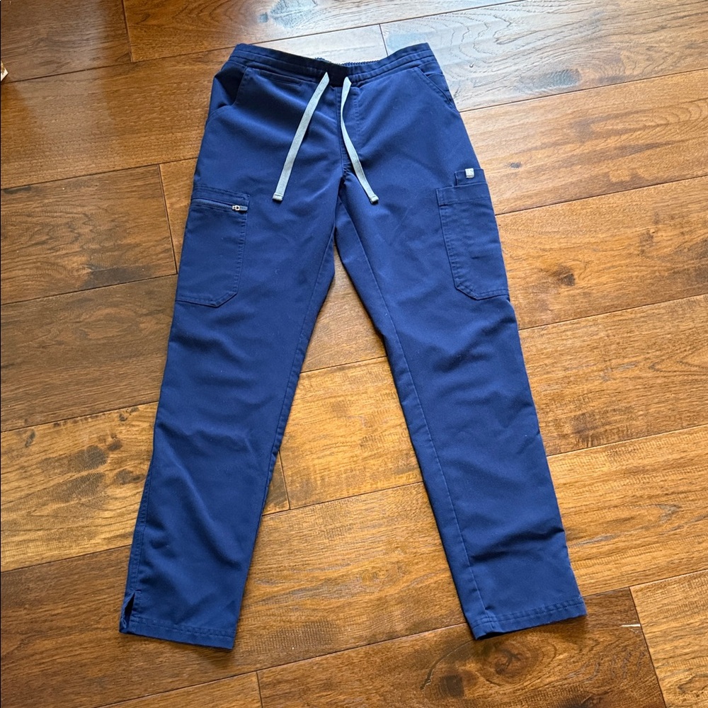 Figs Yola Scrub Pants navy blue small